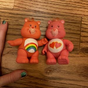 Care Bears vintage 1980s posable figurines
